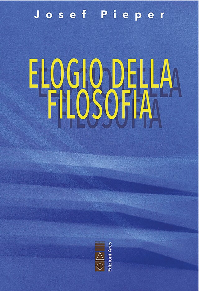 Buchcover für Elogio della filosofia