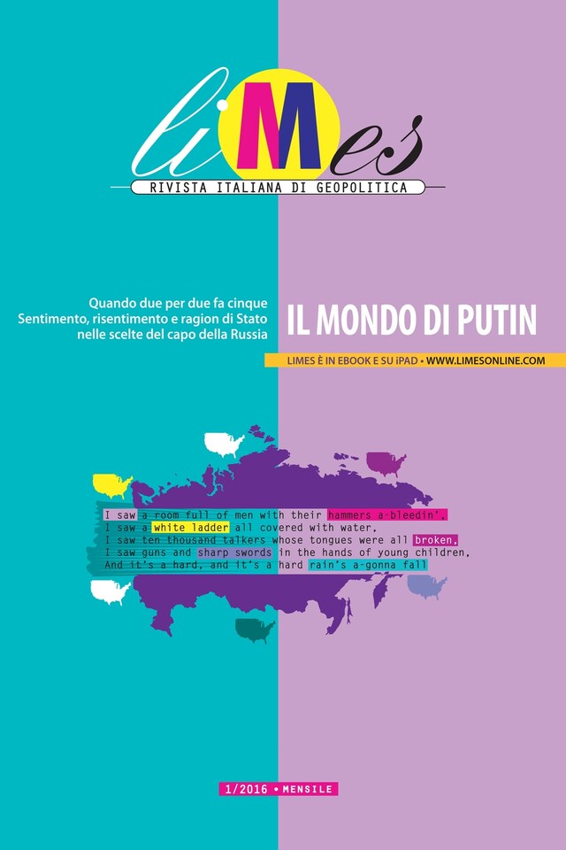 Book cover for Limes - Il mondo di Putin