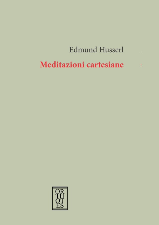 Book cover for Meditazioni cartesiane