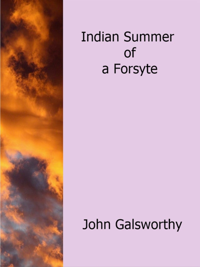 Buchcover für Indian Summer of a Forsyte