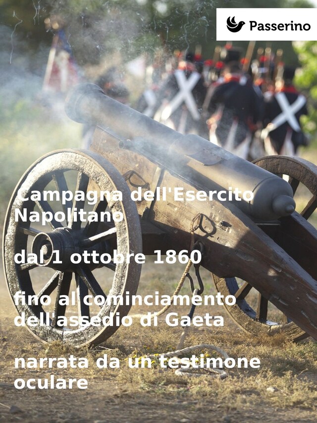 Boekomslag van Campagna dell'Esercito Napolitano dal 1 ottobre 1860  fino al cominciamento dell'assedio di Gaeta narrata da un testimone oculare