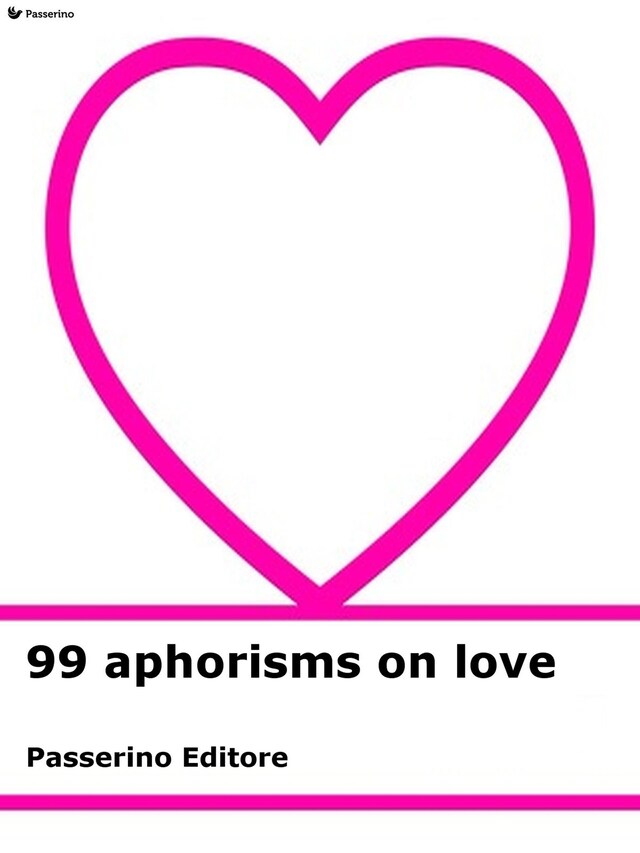 Buchcover für 99 aphorisms on love