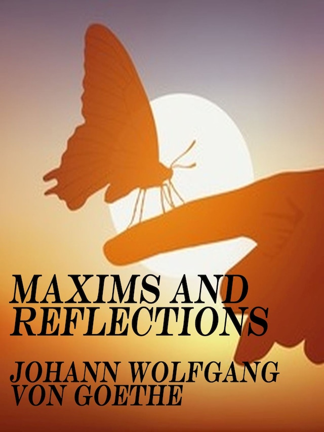 Portada de libro para Maxims and Reflections