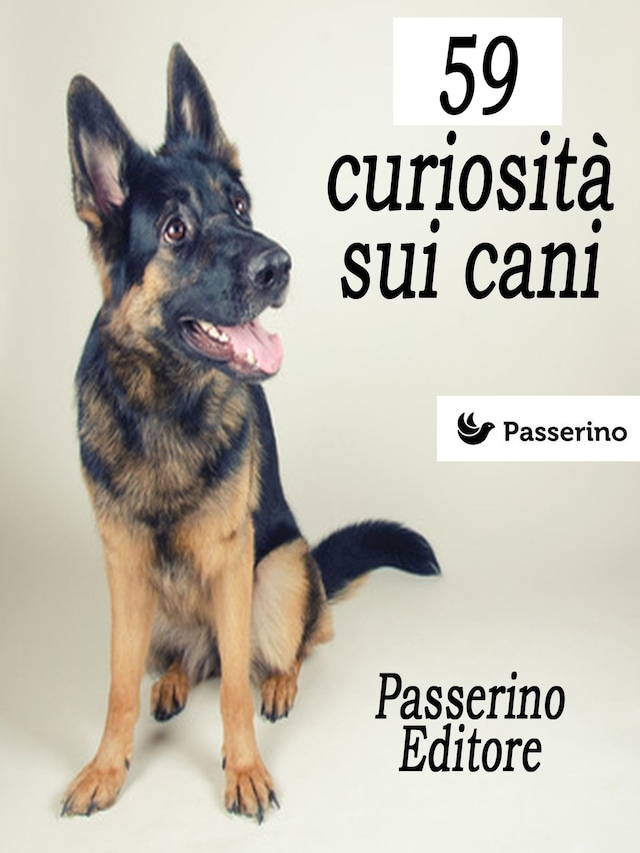 Buchcover für 59 curiosità sui cani