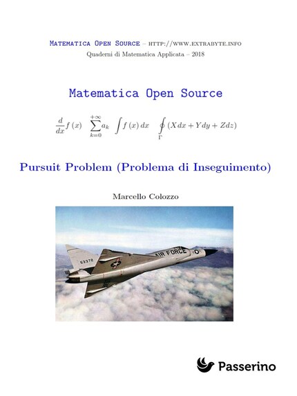 Pursuit Problem (Problema di Inseguimento) bookCoverFor