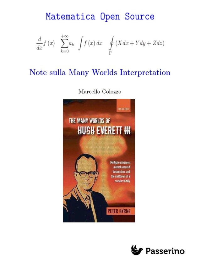 Book cover for Note sulla Many Worlds Interpretation