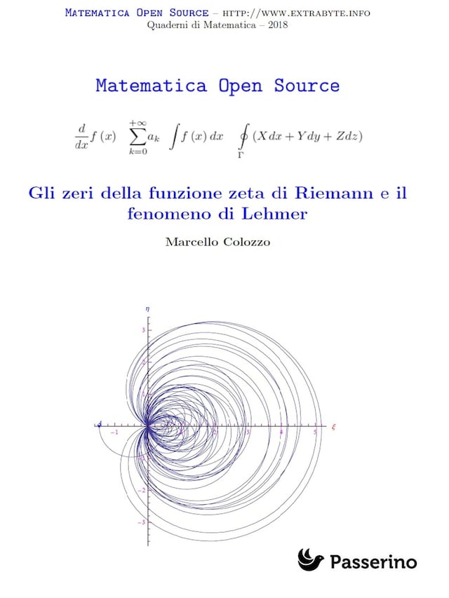 Book cover for Gli zeri della funzione zeta di Riemann e il fenomeno di Lehmer