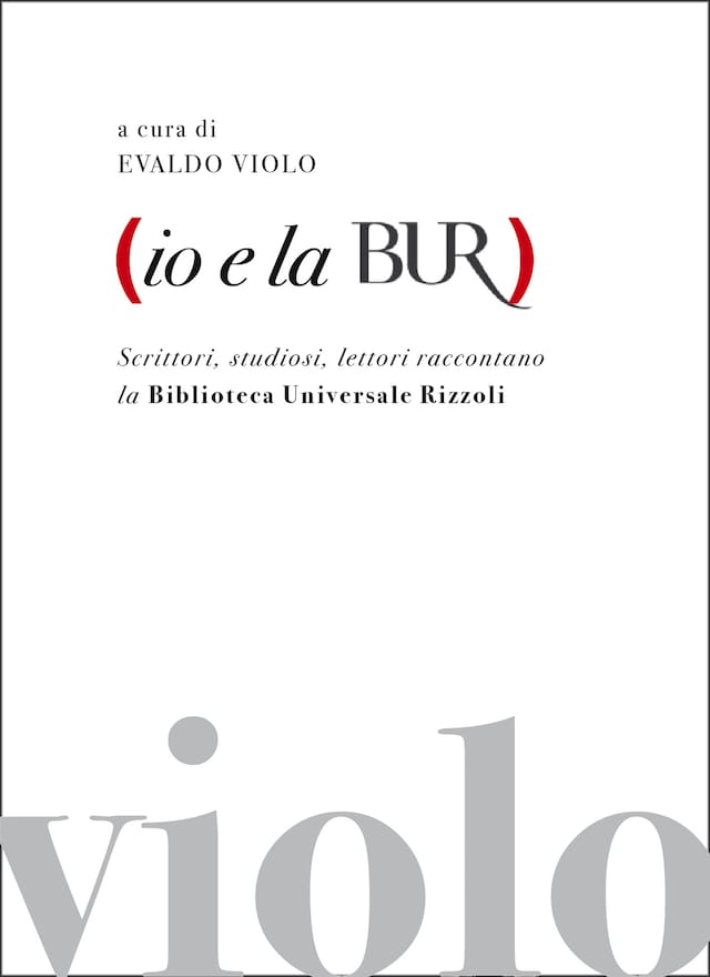 Book cover for Io e la BUR