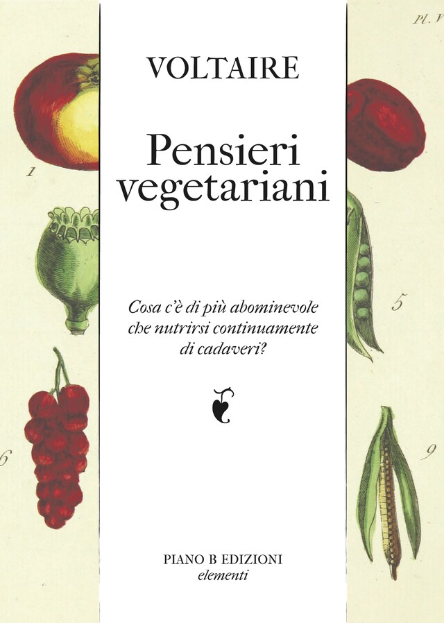 Kirjankansi teokselle Pensieri vegetariani