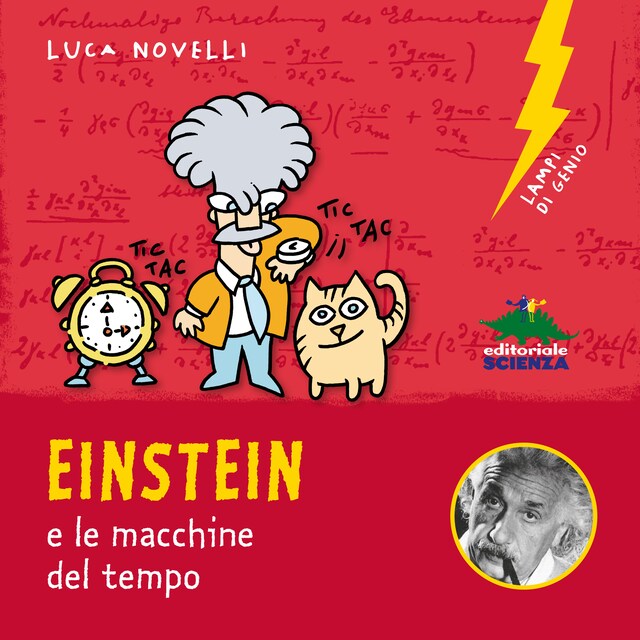 Couverture de livre pour Einstein e le macchine del tempo