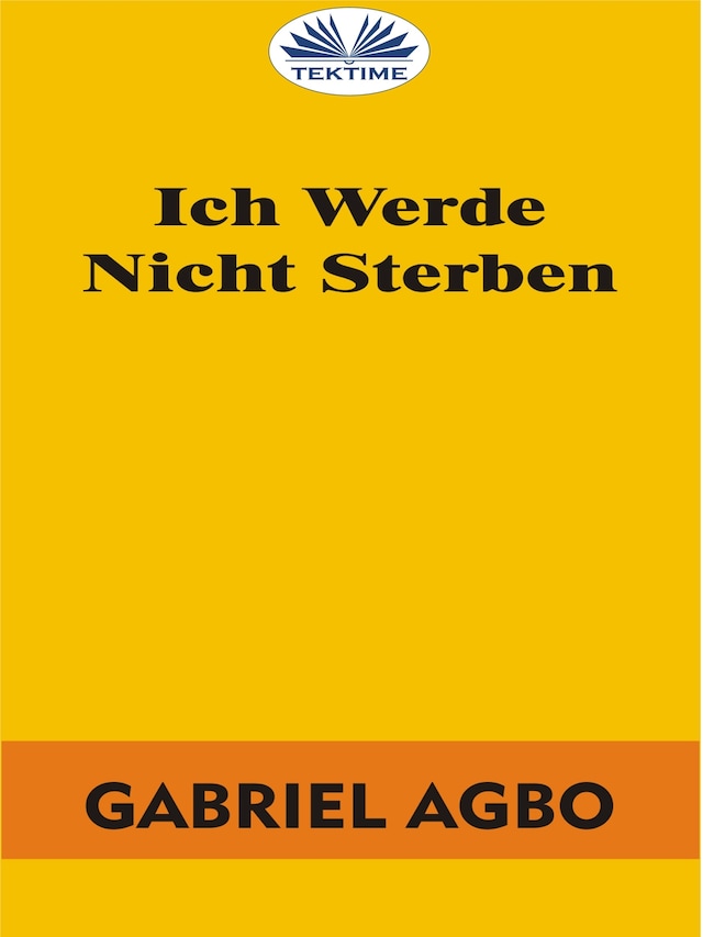 Book cover for Ich Werde Nicht Sterben