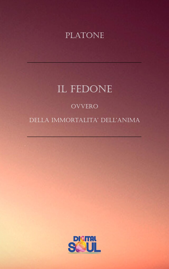 Book cover for Il Fedone