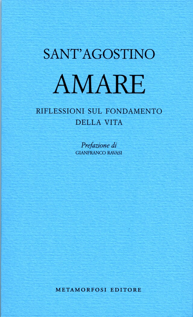 Book cover for AMARE. RIFLESSIONI SUL FONDAMENTO DELLA VITA