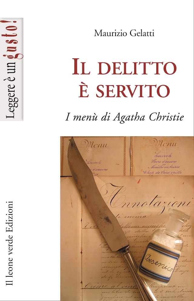 Copertina del libro per Il delitto è servito,i menu di Agatha Christie