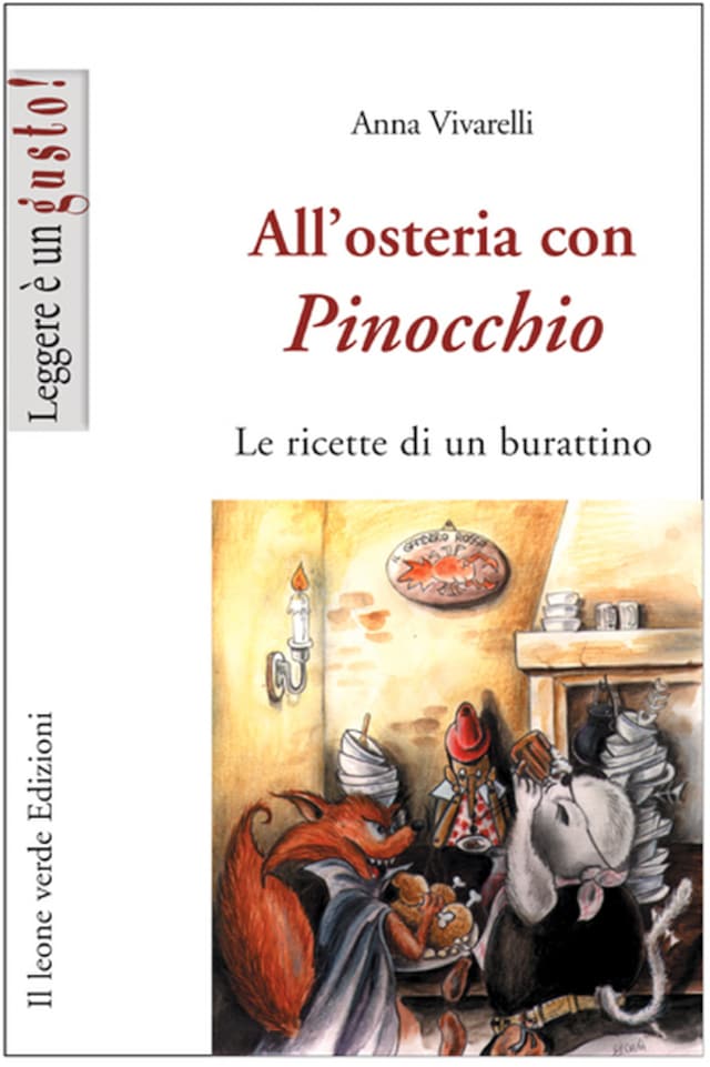 Copertina del libro per All’osteria con Pinocchio