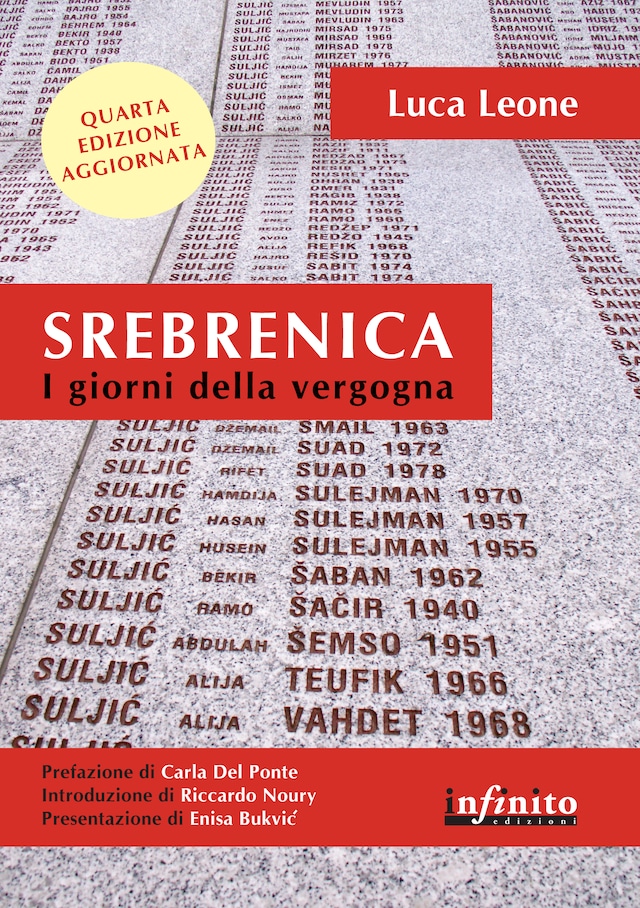 Book cover for Srebrenica.I giorni della vergogna