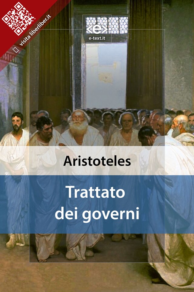 Kirjankansi teokselle Trattato dei governi