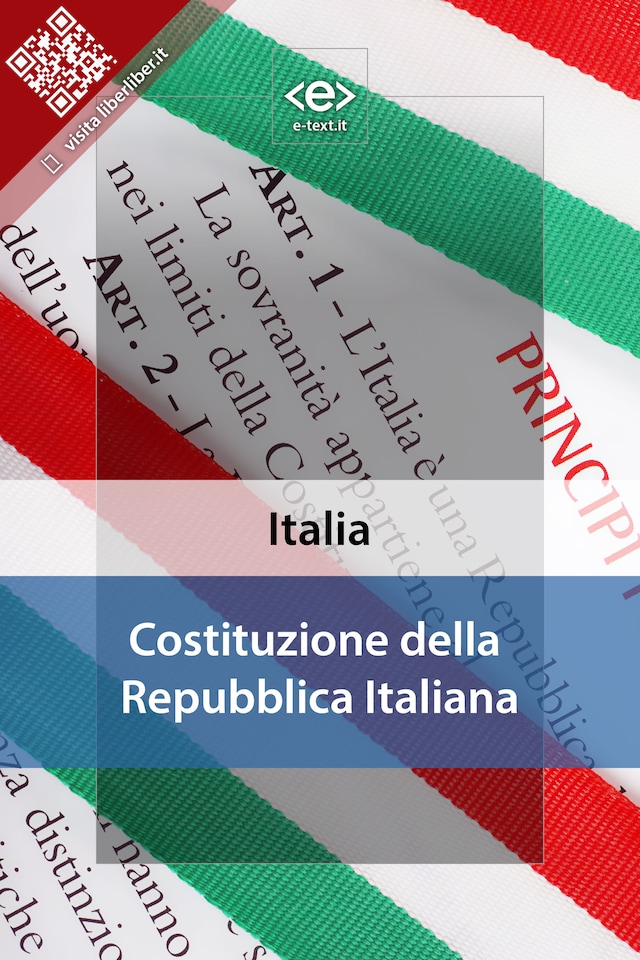 Bokomslag för Costituzione della Repubblica Italiana