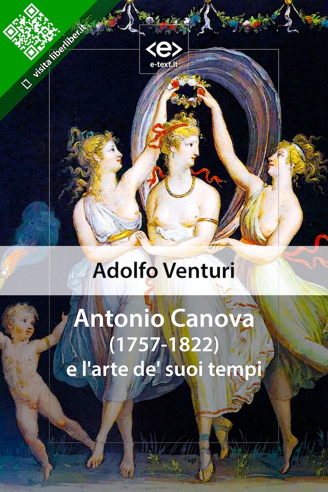 Book cover for Antonio Canova e l'arte de' suoi tempi