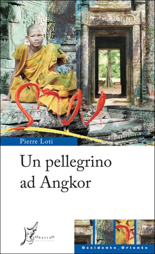 Buchcover für Un pellegrino ad Angkor