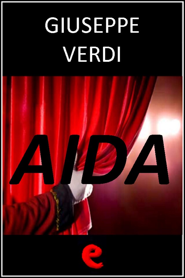 Kirjankansi teokselle Aida