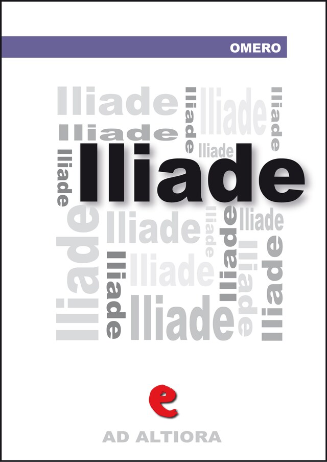 Copertina del libro per Iliade