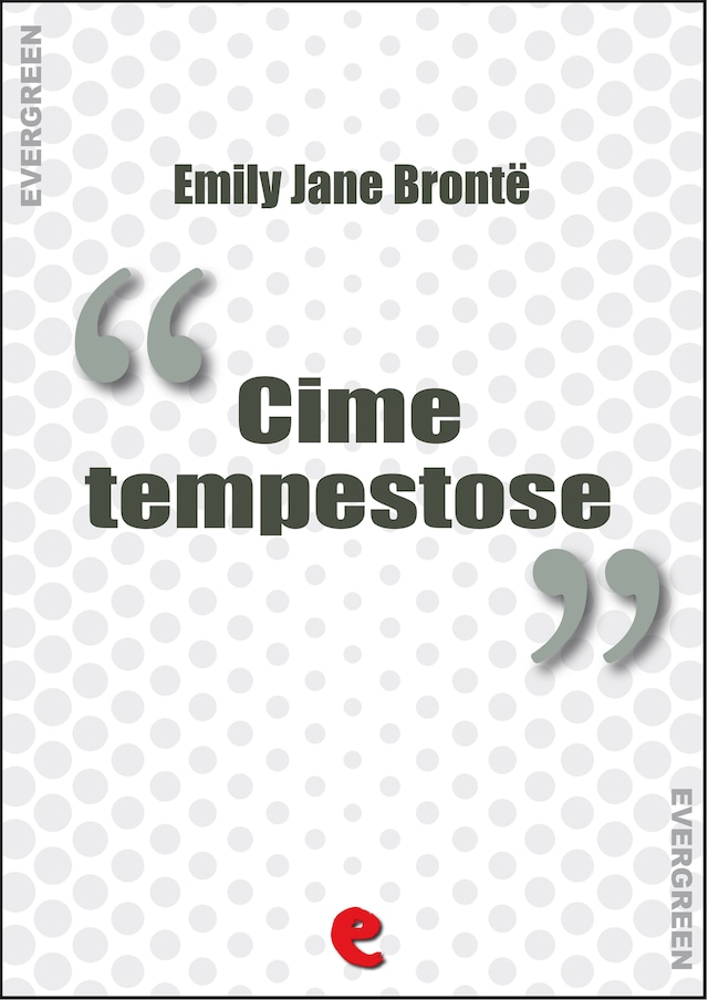 Buchcover für Cime Tempestose (Wuttering Hights)