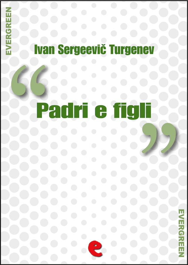 Okładka książki dla Padri e Figli (Отцы и дети)