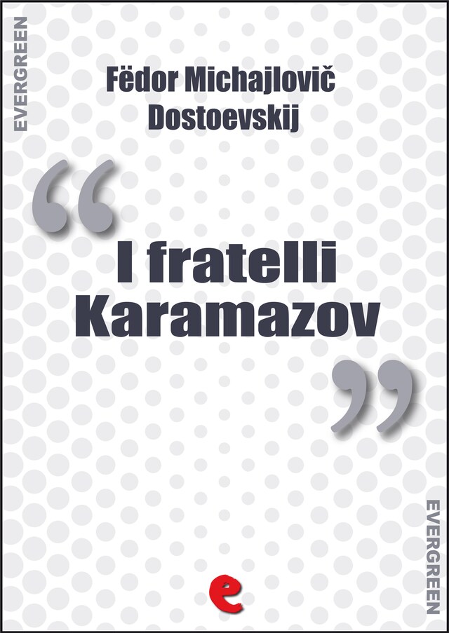 Portada de libro para I Fratelli Karamazov (Братья Карамазовы)