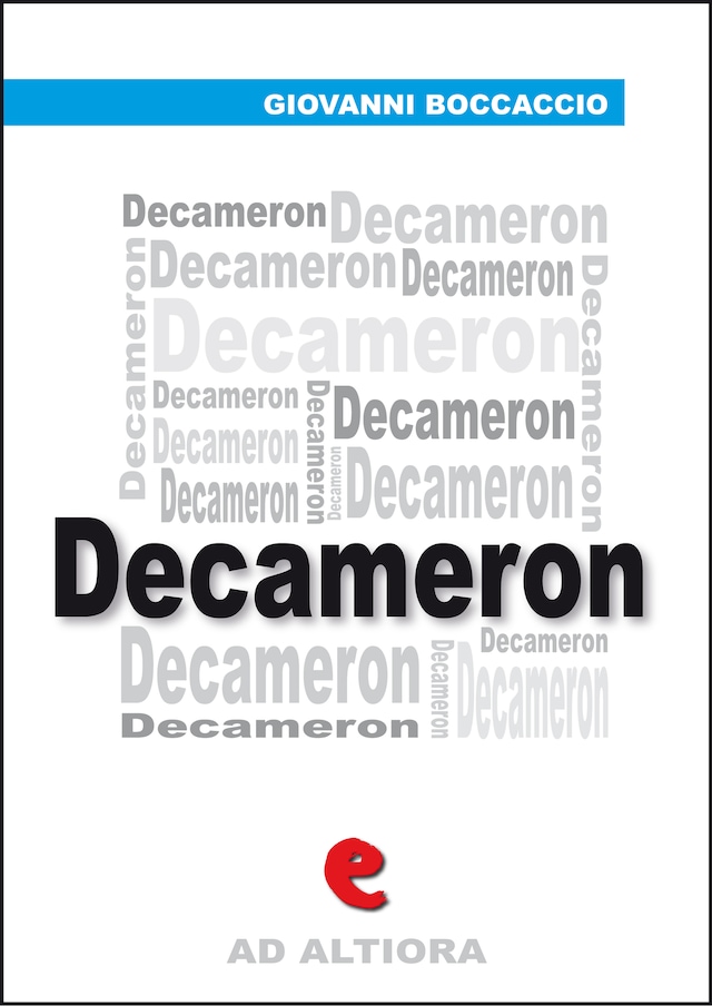 Buchcover für Decameron