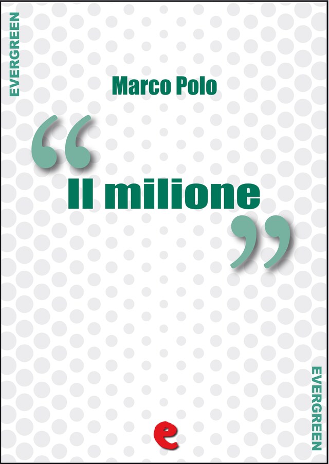 Buchcover für Il Milione