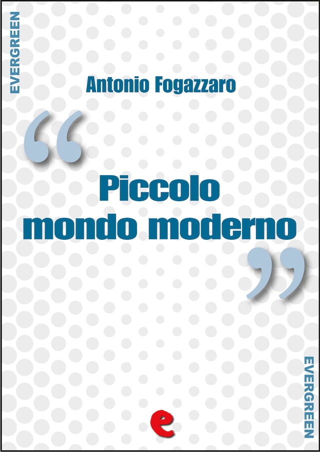 Okładka książki dla Piccolo Mondo Moderno