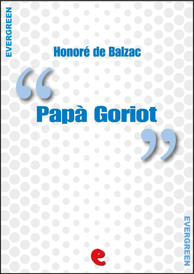 Okładka książki dla Papà Goriot