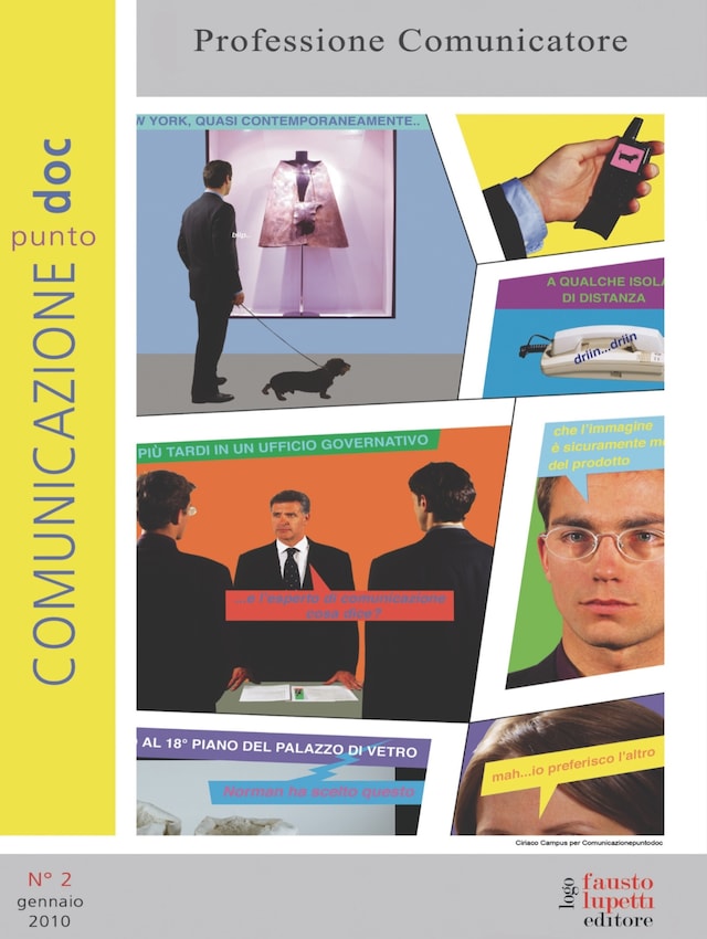 Buchcover für Comunicazionepuntodoc numero 2. Professione comunicatore