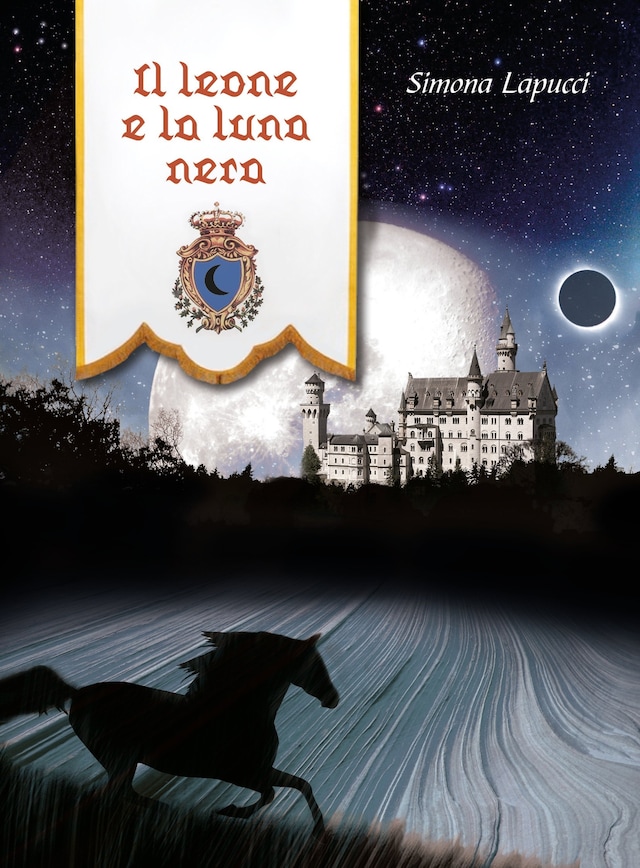 Book cover for Il leone e la luna nera