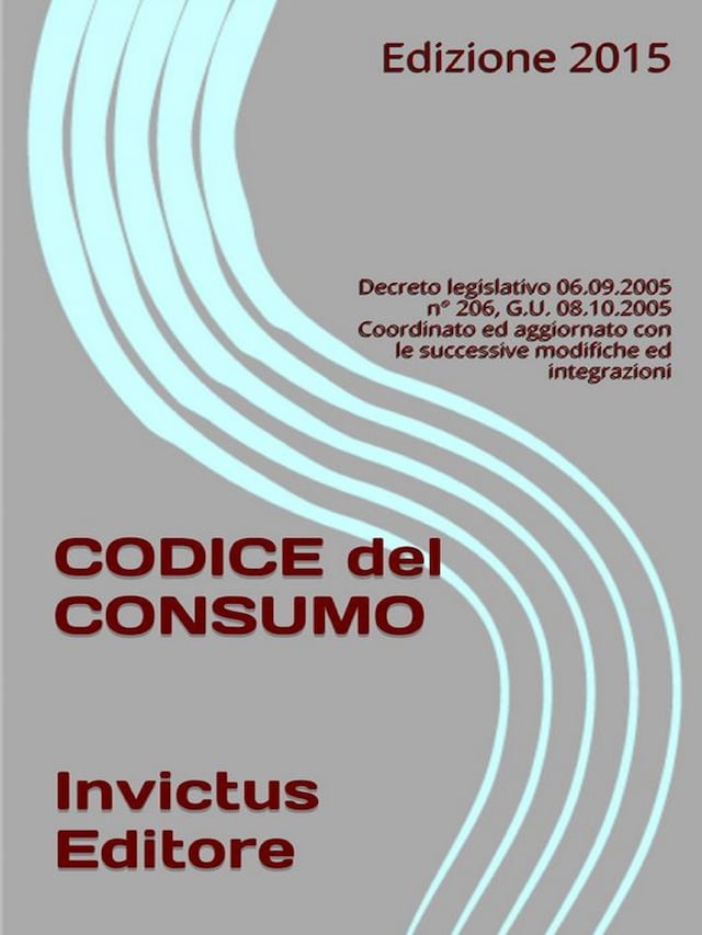 Book cover for Codice del consumo