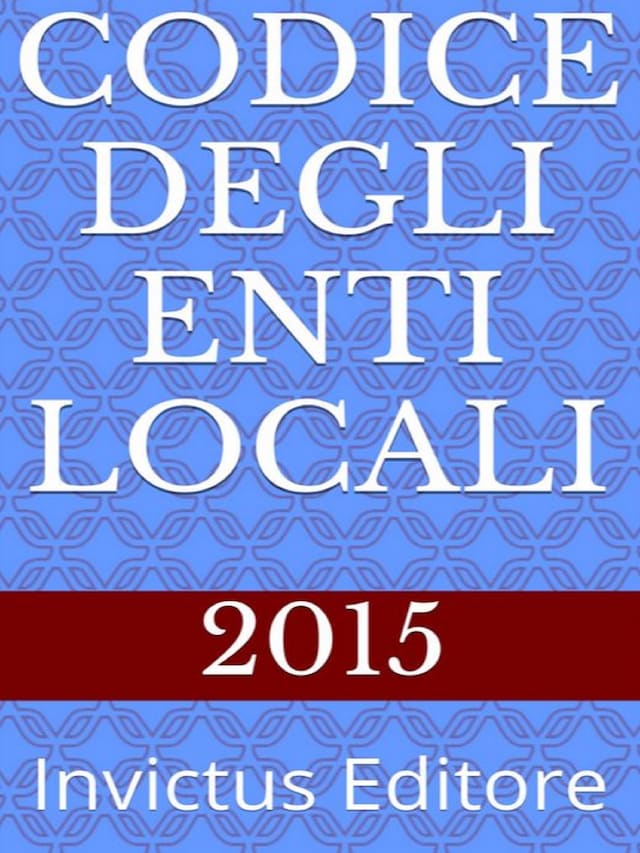 Book cover for Codice degli Enti Locali