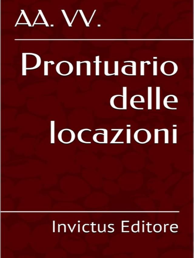 Bokomslag for Prontuario delle locazioni