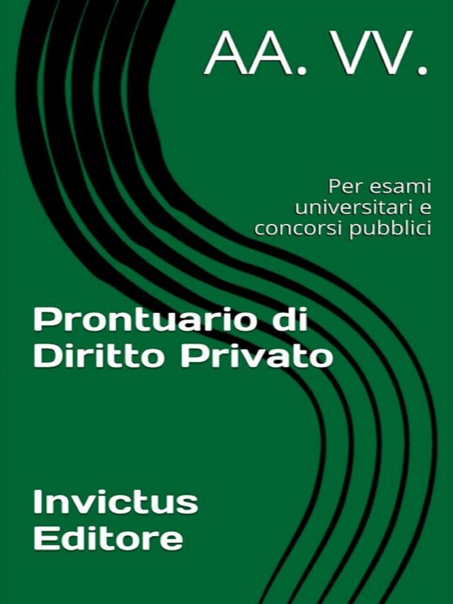 Kirjankansi teokselle Prontuario di diritto privato