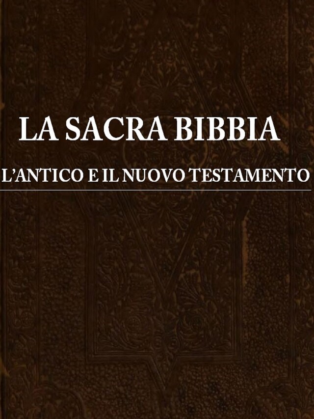 Book cover for La Sacra Bibbia