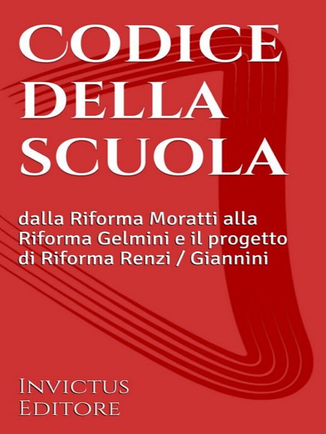 Buchcover für Codice della Scuola