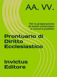 Prontuario di diritto ecclesiastico
