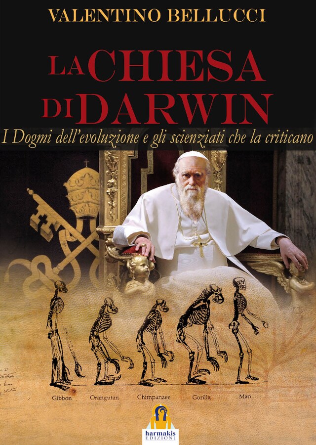 Book cover for La Chiesa di Darwin