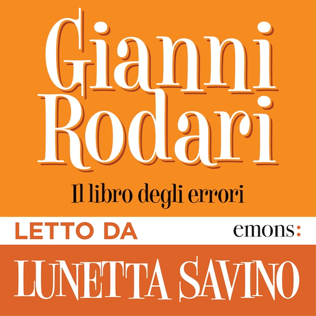 Book cover for Il libro degli errori