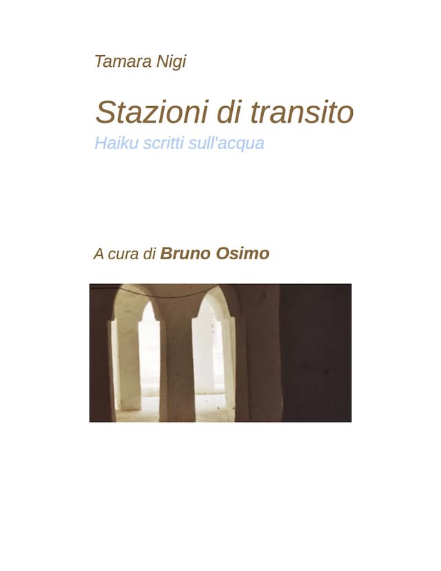 Book cover for Stazioni di transito (haiku scritti sull'acqua)