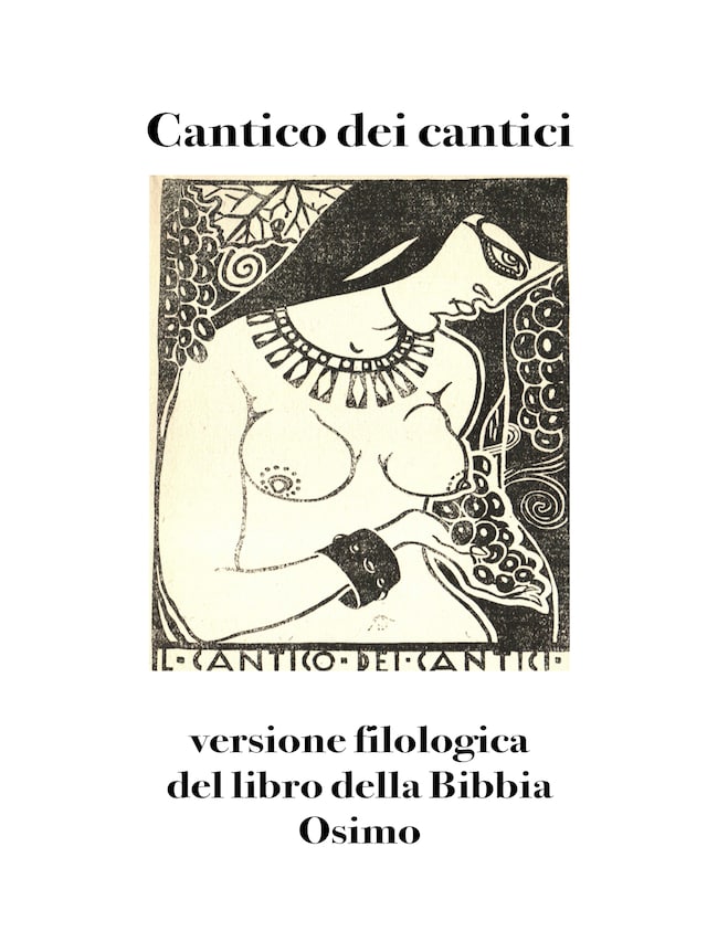 Book cover for Cantico dei cantici