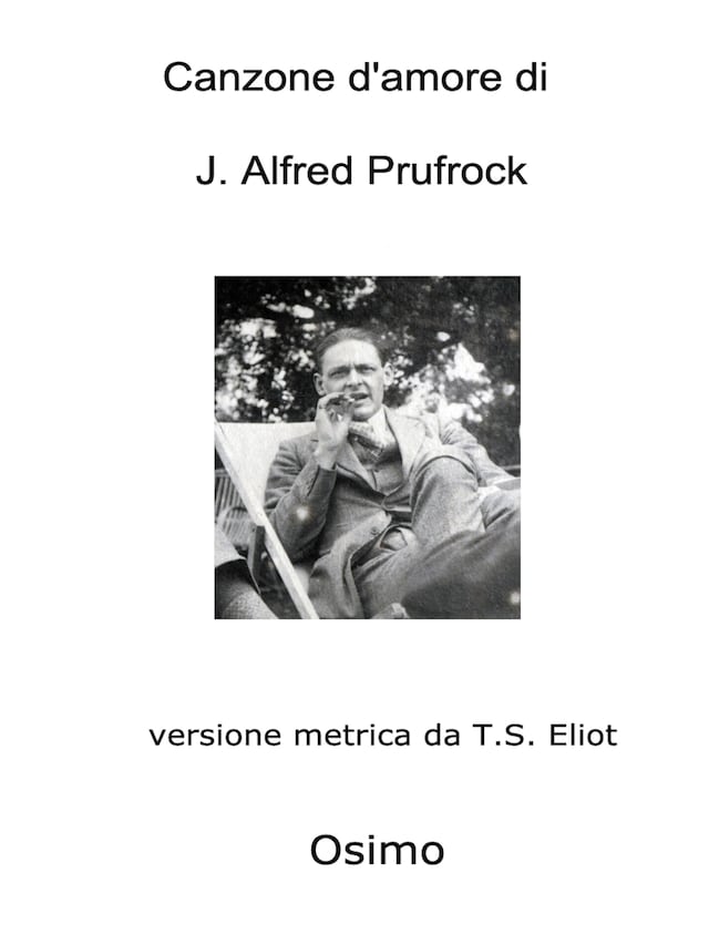 Book cover for Canzone d'amore di J. Alfred Prufrock