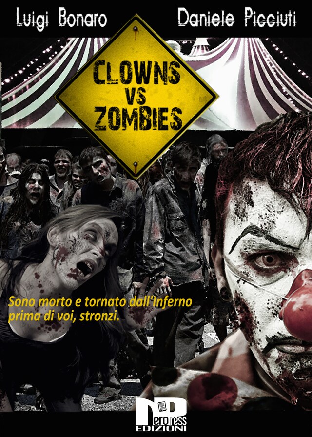 Book cover for Clowns Vs Zombies