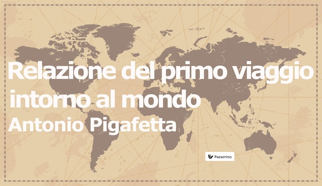 Okładka książki dla Relazione del primo viaggio intorno al mondo
