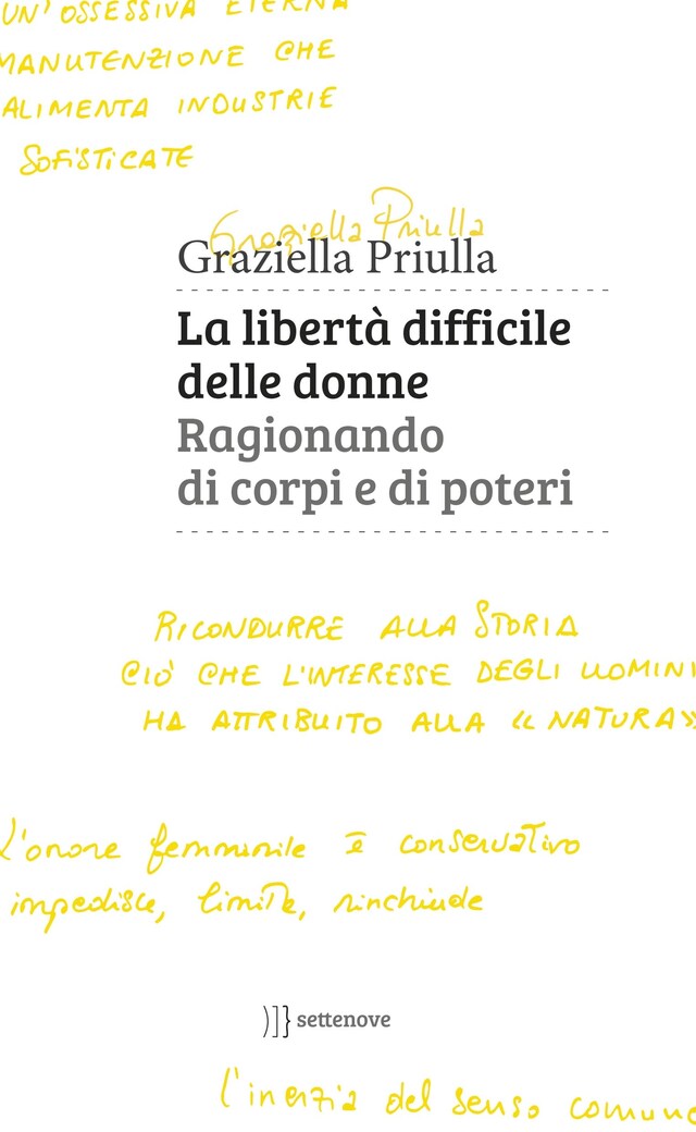 Kirjankansi teokselle La libertà difficile delle donne.